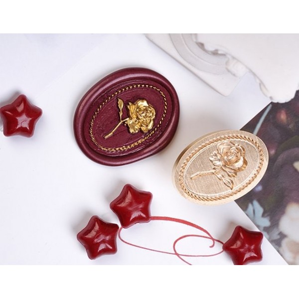 Rose - 3D Shaped Wax Seal