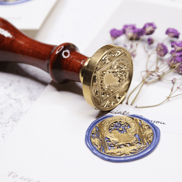 Butterfly Breaks Out Of Cocoon Wax Seal Stamp