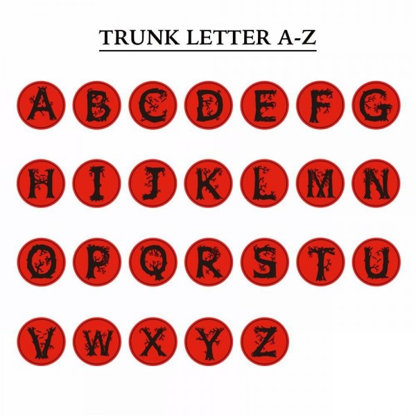 Trunk Letter A-Z &  Wax Seal Stamp