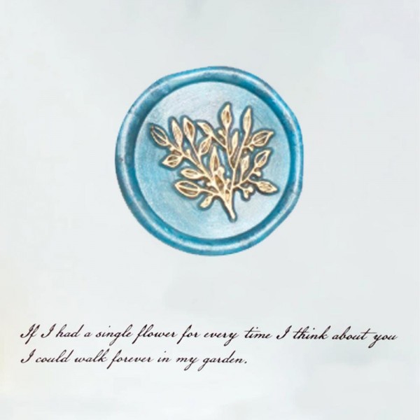 Flowers And Plants Wax Seal Stamp