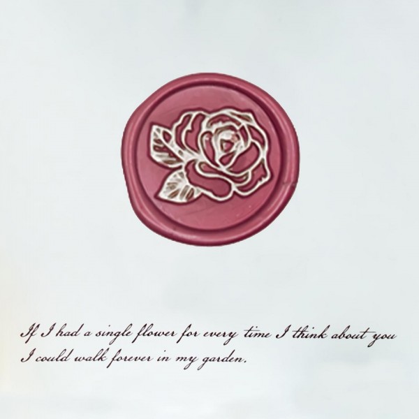 Rose Wax Seal Stamp