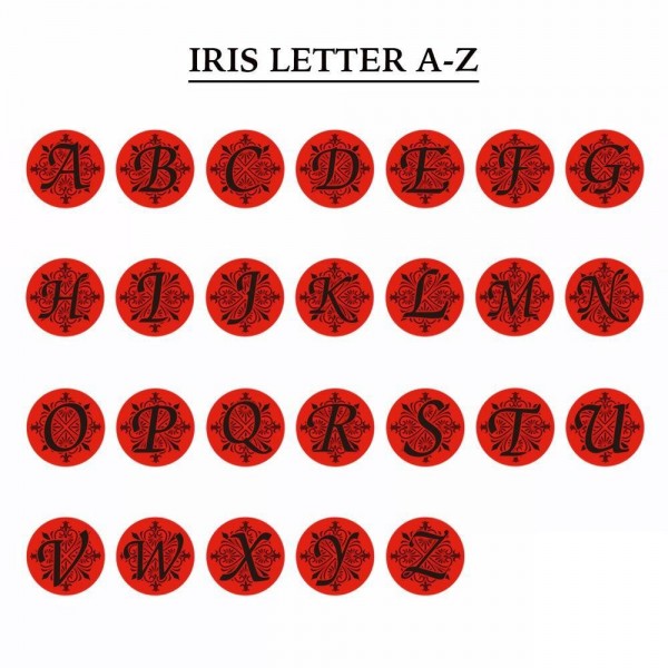 Iris Letter A-Z &  Wax Seal Stamp